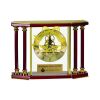 [EX103] Executive 4-Pillar Gold & Rosewood Piano Finish Clock  Thumbnail