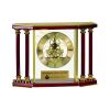 [EX103] Executive 4-Pillar Gold & Rosewood Piano Finish Clock  Thumbnail