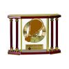 [EX103] Executive 4-Pillar Gold & Rosewood Piano Finish Clock  Thumbnail