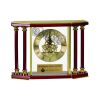 [EX103] Executive 4-Pillar Gold & Rosewood Piano Finish Clock  Thumbnail