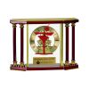 [EX103] Executive 4-Pillar Gold & Rosewood Piano Finish Clock  Thumbnail