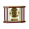 [EX103] Executive 4-Pillar Gold & Rosewood Piano Finish Clock  Thumbnail