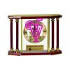 [EX103] Executive 4-Pillar Gold & Rosewood Piano Finish Clock  Thumbnail