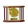 [EX103] Executive 4-Pillar Gold & Rosewood Piano Finish Clock  Thumbnail
