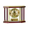 [EX103] Executive 4-Pillar Gold & Rosewood Piano Finish Clock  Thumbnail