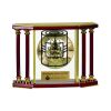 [EX103] Executive 4-Pillar Gold & Rosewood Piano Finish Clock  Thumbnail
