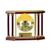 [EX103] Executive 4-Pillar Gold & Rosewood Piano Finish Clock  Thumbnail
