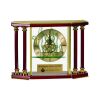 [EX103] Executive 4-Pillar Gold & Rosewood Piano Finish Clock  Thumbnail