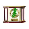 [EX103] Executive 4-Pillar Gold & Rosewood Piano Finish Clock  Thumbnail
