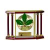 [EX103] Executive 4-Pillar Gold & Rosewood Piano Finish Clock  Thumbnail