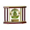 [EX103] Executive 4-Pillar Gold & Rosewood Piano Finish Clock  Thumbnail