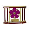 [EX103] Executive 4-Pillar Gold & Rosewood Piano Finish Clock  Thumbnail