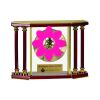 [EX103] Executive 4-Pillar Gold & Rosewood Piano Finish Clock  Thumbnail
