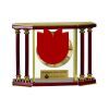 [EX103] Executive 4-Pillar Gold & Rosewood Piano Finish Clock  Thumbnail