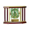[EX103] Executive 4-Pillar Gold & Rosewood Piano Finish Clock  Thumbnail