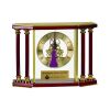[EX103] Executive 4-Pillar Gold & Rosewood Piano Finish Clock  Thumbnail