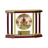[EX103] Executive 4-Pillar Gold & Rosewood Piano Finish Clock  Thumbnail
