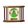 [EX103] Executive 4-Pillar Gold & Rosewood Piano Finish Clock  Thumbnail