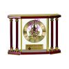 [EX103] Executive 4-Pillar Gold & Rosewood Piano Finish Clock  Thumbnail