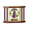 [EX103] Executive 4-Pillar Gold & Rosewood Piano Finish Clock  Thumbnail