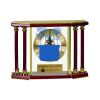 [EX103] Executive 4-Pillar Gold & Rosewood Piano Finish Clock  Thumbnail