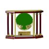 [EX103] Executive 4-Pillar Gold & Rosewood Piano Finish Clock  Thumbnail