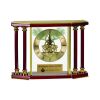 [EX103] Executive 4-Pillar Gold & Rosewood Piano Finish Clock  Thumbnail
