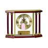 [EX103] Executive 4-Pillar Gold & Rosewood Piano Finish Clock  Thumbnail