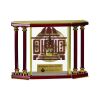 [EX103] Executive 4-Pillar Gold & Rosewood Piano Finish Clock  Thumbnail