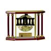 [EX103] Executive 4-Pillar Gold & Rosewood Piano Finish Clock  Thumbnail