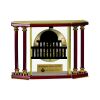 [EX103] Executive 4-Pillar Gold & Rosewood Piano Finish Clock  Thumbnail