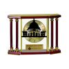 [EX103] Executive 4-Pillar Gold & Rosewood Piano Finish Clock  Thumbnail