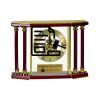 [EX103] Executive 4-Pillar Gold & Rosewood Piano Finish Clock  Thumbnail