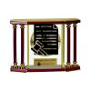 [EX103] Executive 4-Pillar Gold & Rosewood Piano Finish Clock  Thumbnail