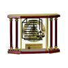 [EX103] Executive 4-Pillar Gold & Rosewood Piano Finish Clock  Thumbnail