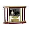 [EX103] Executive 4-Pillar Gold & Rosewood Piano Finish Clock  Thumbnail
