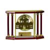 [EX103] Executive 4-Pillar Gold & Rosewood Piano Finish Clock  Thumbnail