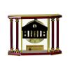 [EX103] Executive 4-Pillar Gold & Rosewood Piano Finish Clock  Thumbnail