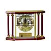 [EX103] Executive 4-Pillar Gold & Rosewood Piano Finish Clock  Thumbnail