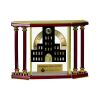 [EX103] Executive 4-Pillar Gold & Rosewood Piano Finish Clock  Thumbnail