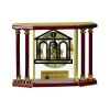 [EX103] Executive 4-Pillar Gold & Rosewood Piano Finish Clock  Thumbnail