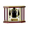 [EX103] Executive 4-Pillar Gold & Rosewood Piano Finish Clock  Thumbnail