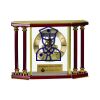 [EX103] Executive 4-Pillar Gold & Rosewood Piano Finish Clock  Thumbnail