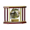[EX103] Executive 4-Pillar Gold & Rosewood Piano Finish Clock  Thumbnail