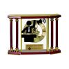 [EX103] Executive 4-Pillar Gold & Rosewood Piano Finish Clock  Thumbnail