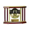 [EX103] Executive 4-Pillar Gold & Rosewood Piano Finish Clock  Thumbnail