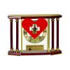 [EX103] Executive 4-Pillar Gold & Rosewood Piano Finish Clock  Thumbnail