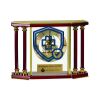 [EX103] Executive 4-Pillar Gold & Rosewood Piano Finish Clock  Thumbnail
