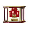 [EX103] Executive 4-Pillar Gold & Rosewood Piano Finish Clock  Thumbnail