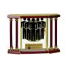 [EX103] Executive 4-Pillar Gold & Rosewood Piano Finish Clock  Thumbnail